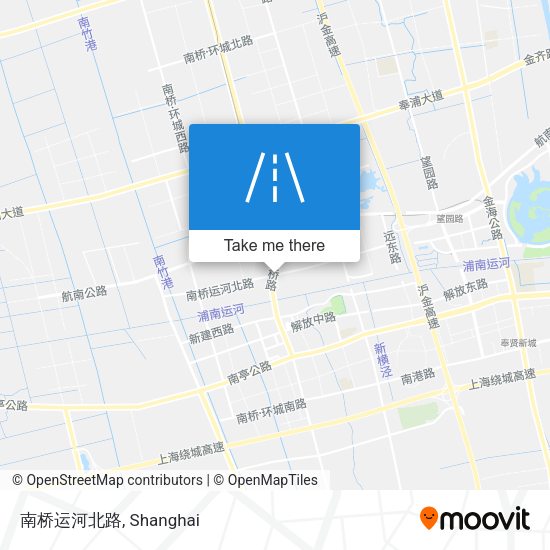 南桥运河北路 map
