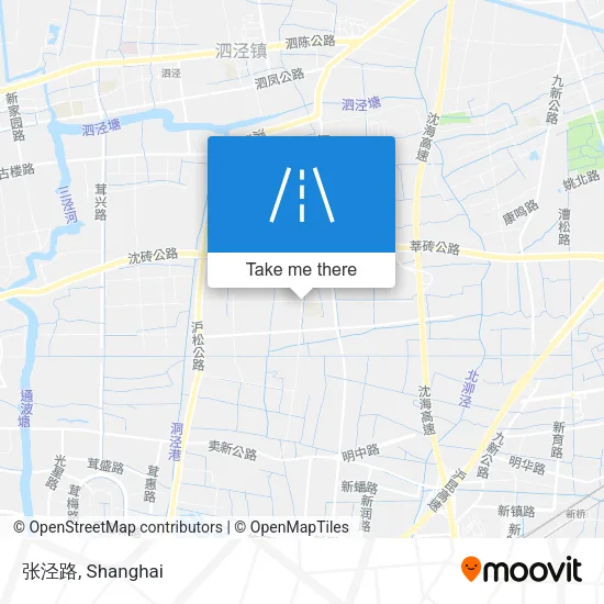 张泾路 map