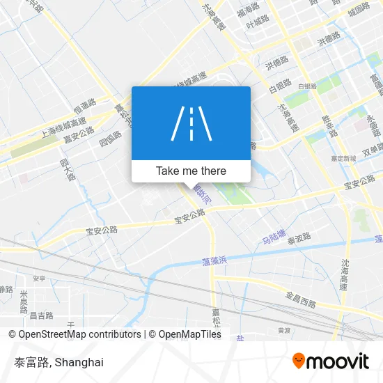 泰富路 map
