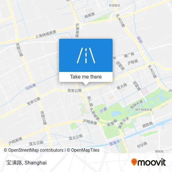 宝满路 map