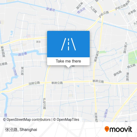 张泾路 map