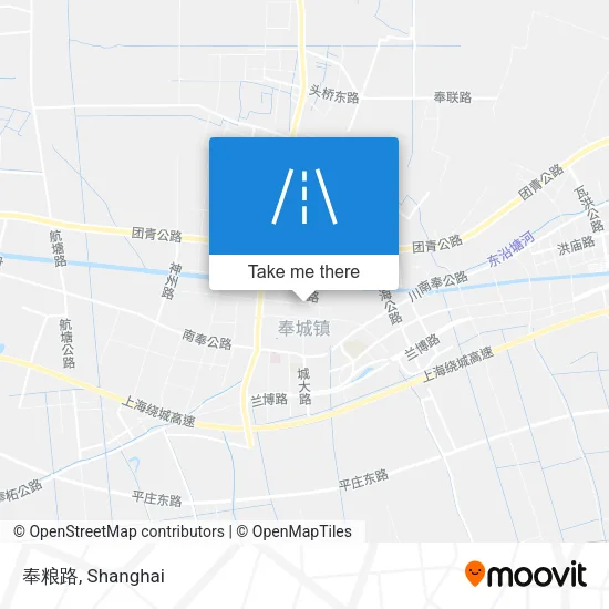 奉粮路 map