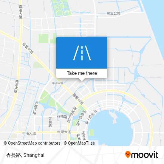 香蔓路 map