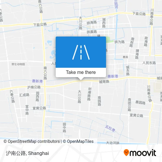 沪南公路 map