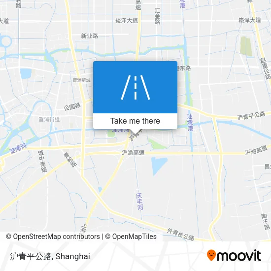沪青平公路 map