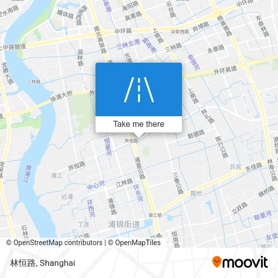 林恒路 map