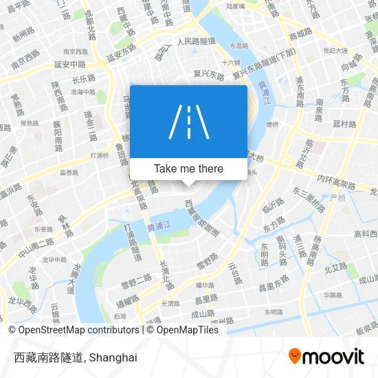 西藏南路隧道 map