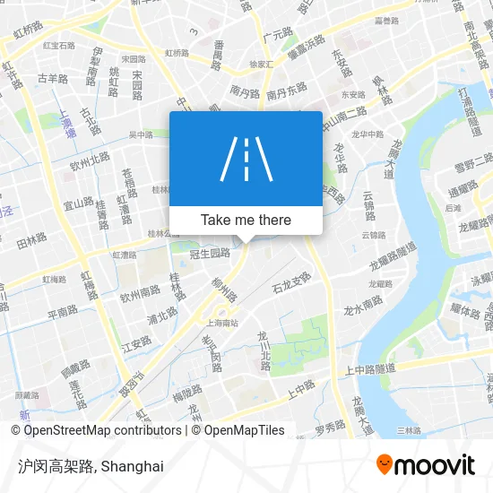 沪闵高架路 map