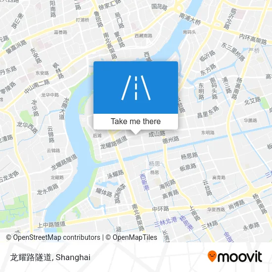龙耀路隧道 map