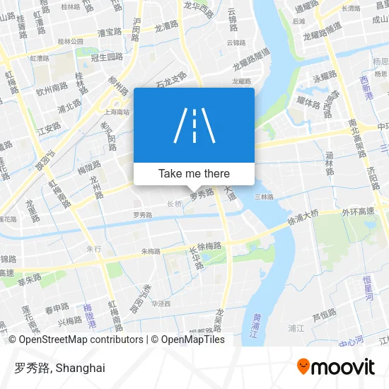 罗秀路 map