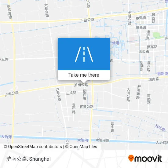 沪南公路 map