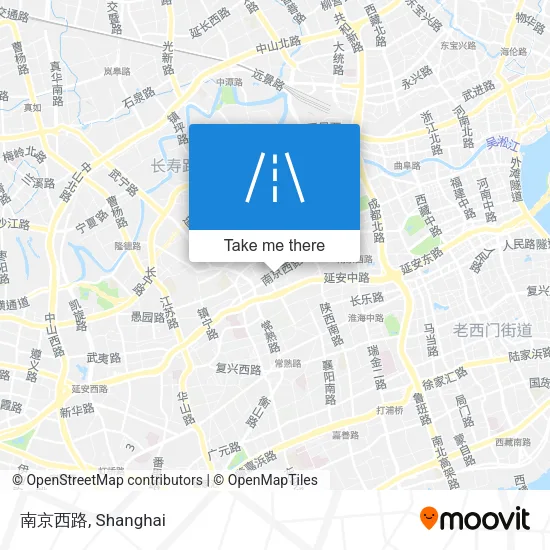 南京西路 map
