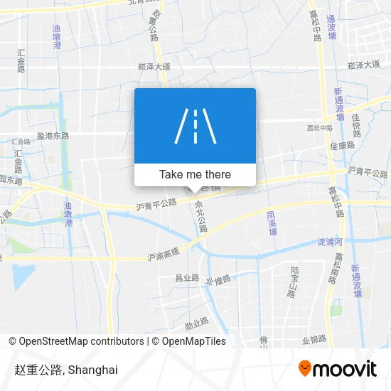 赵重公路 map