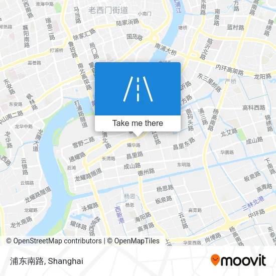 浦东南路 map