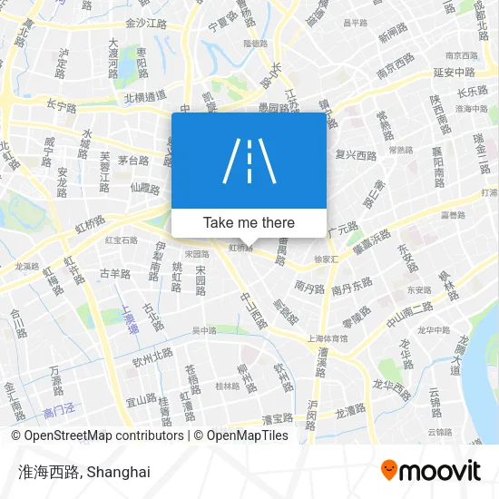 淮海西路 map