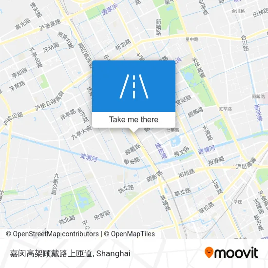 嘉闵高架顾戴路上匝道 map