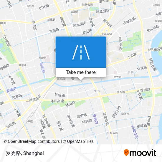 罗秀路 map