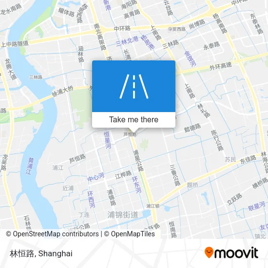 林恒路 map