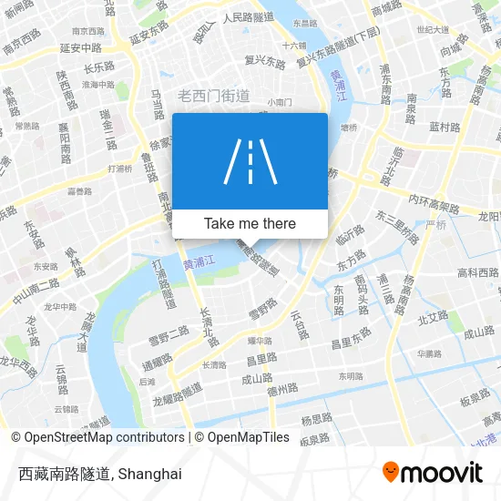 西藏南路隧道 map