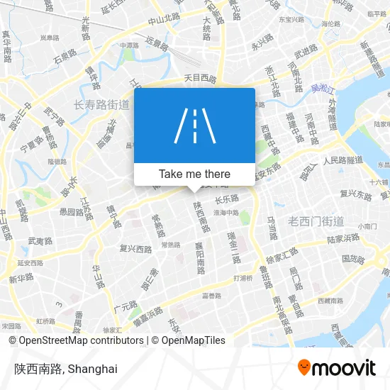 陕西南路 map