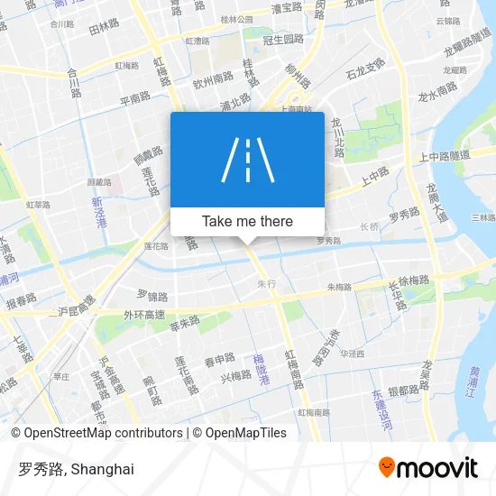 罗秀路 map