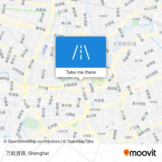 万航渡路 map