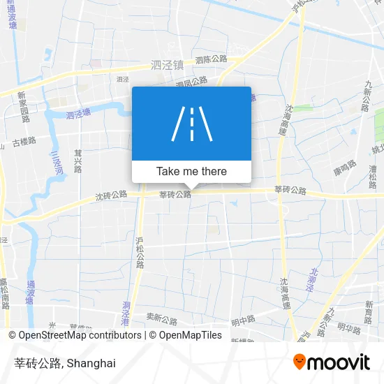 莘砖公路 map