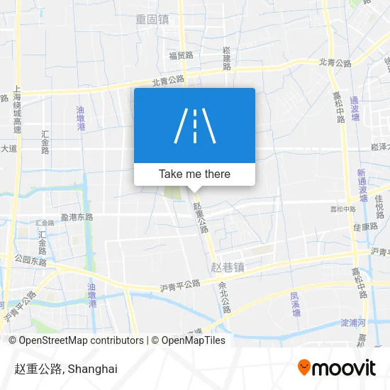 赵重公路 map