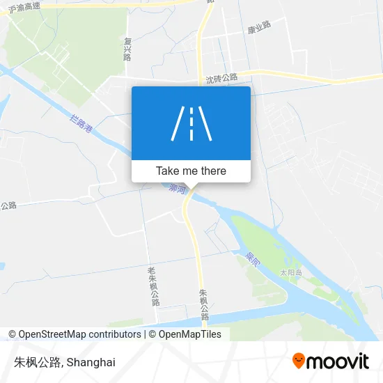 朱枫公路 map