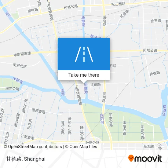 甘德路 map