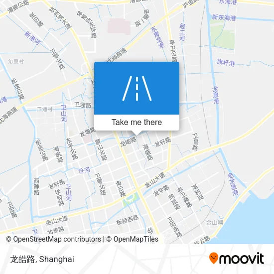 龙皓路 map