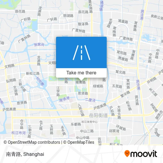 南青路 map