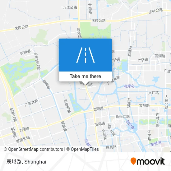 辰塔路 map