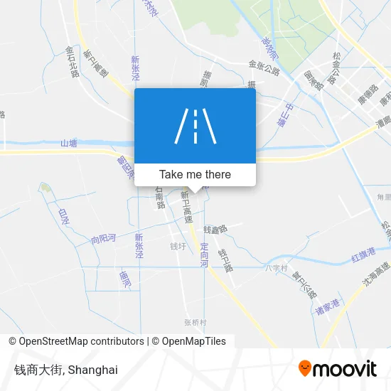 钱商大街 map