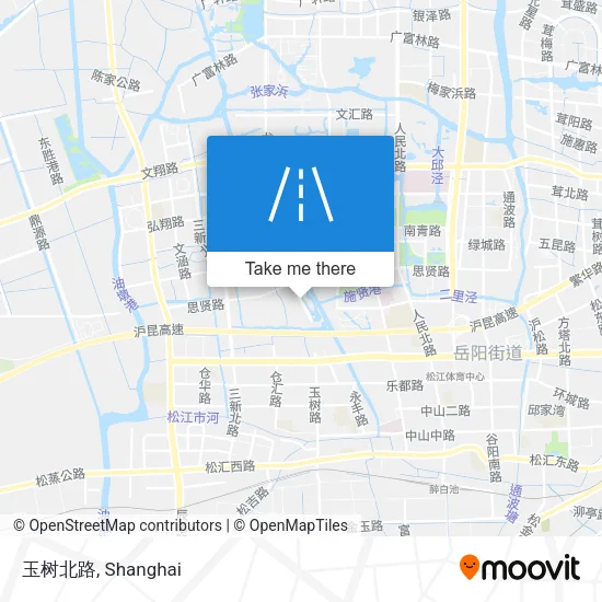 玉树北路 map