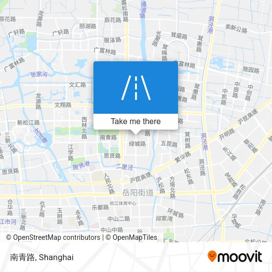 南青路 map