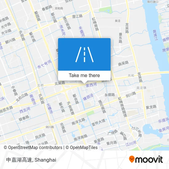 申嘉湖高速 map
