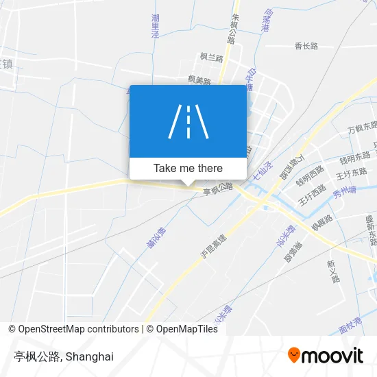 亭枫公路 map