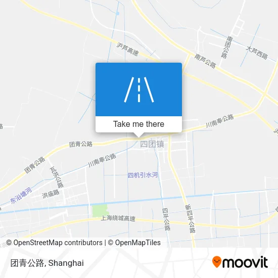 团青公路 map