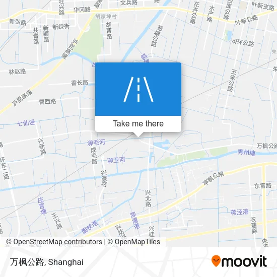 万枫公路 map
