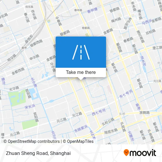How to get to 颛盛路, 莘庄工业区 by bus or metro?