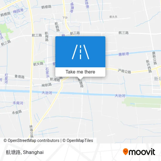 航塘路 map