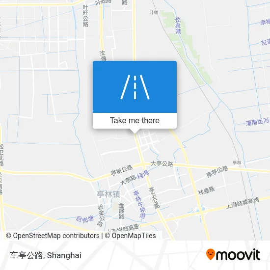 车亭公路 map