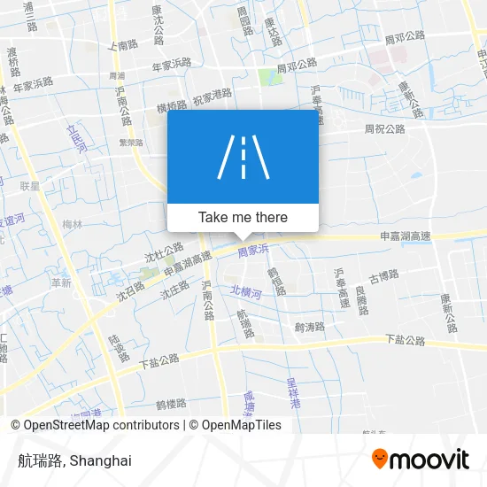 航瑞路 map