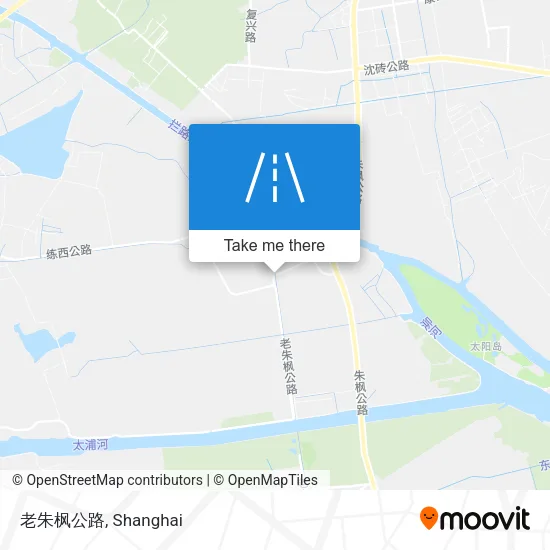 老朱枫公路 map