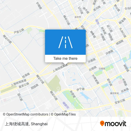 上海绕城高速 map