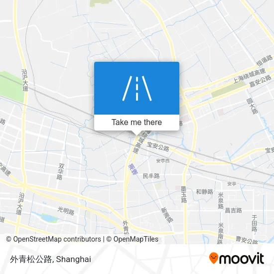 外青松公路 map