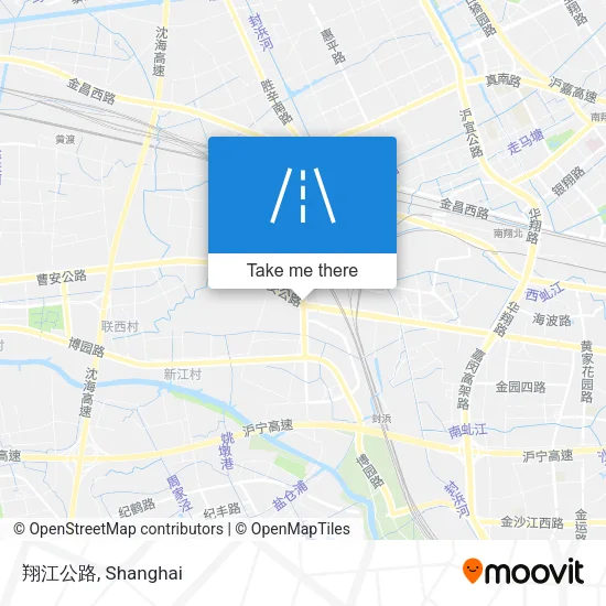 翔江公路 map