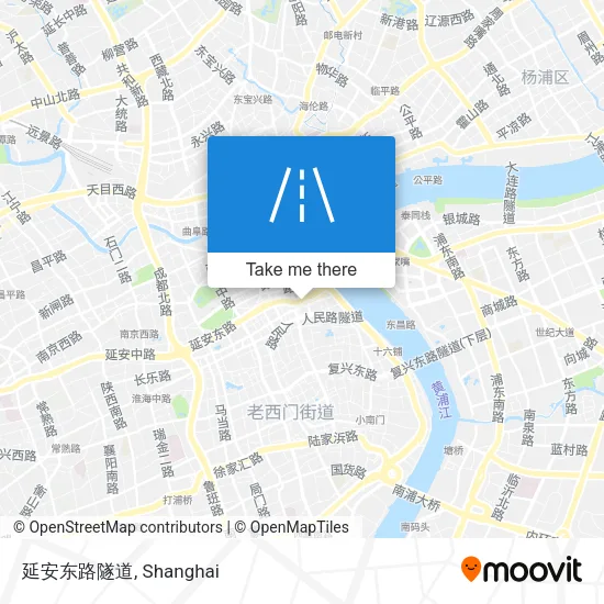 延安东路隧道 map