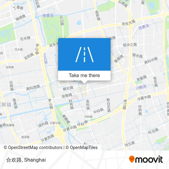 合欢路 map